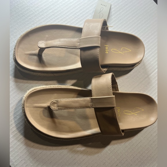 New Joie Tan Dressy Sandals - Picture 2 of 6